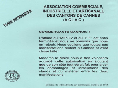 La Mémoire des cannois