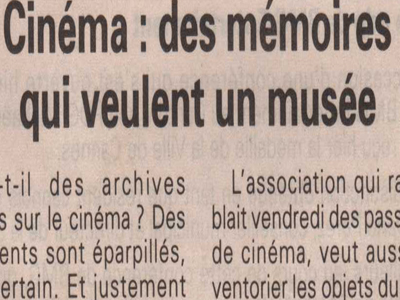 Des M&eacutemoires pour le Musée